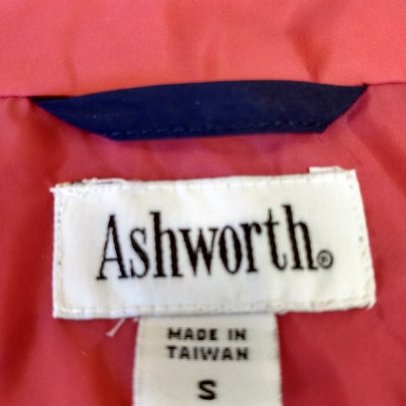 Ashworth Golfing Vest Navy lightly quilted S - Picture 5 of 6